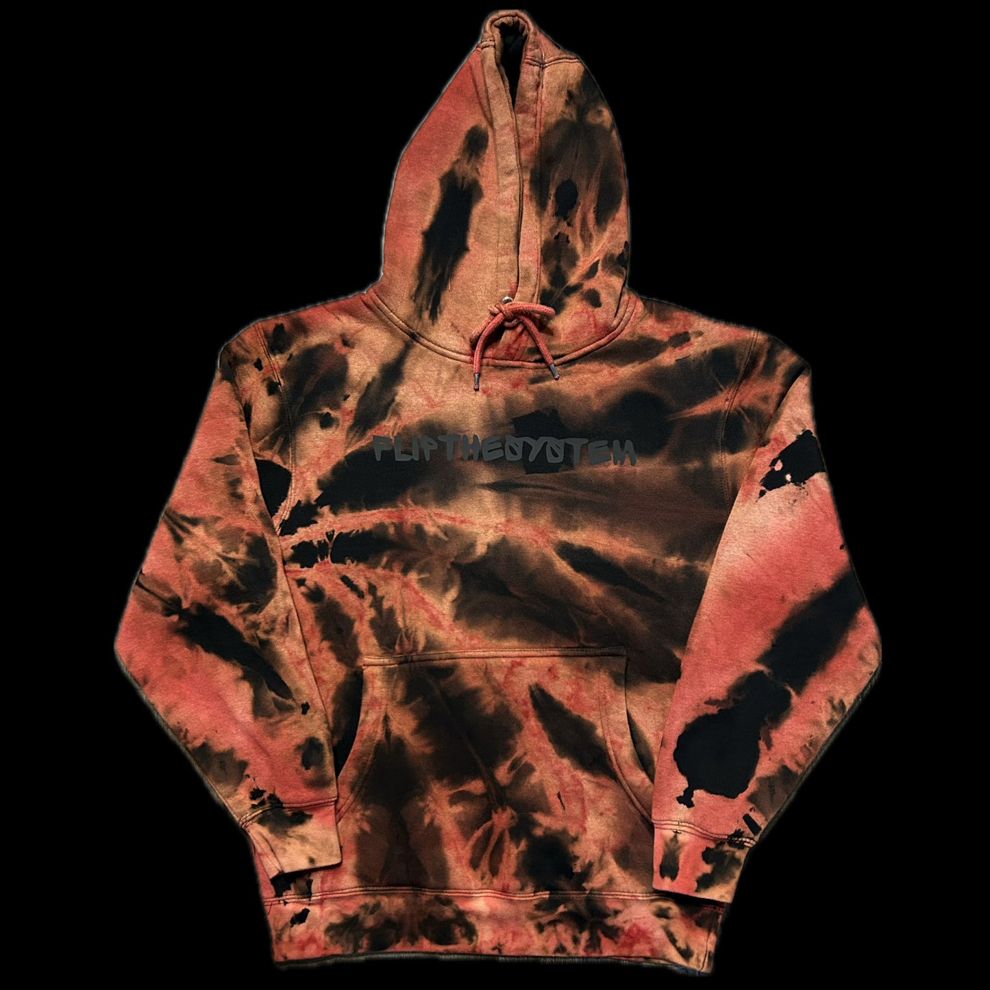 SUN RAYS Tie-Dye Hoodie (S)