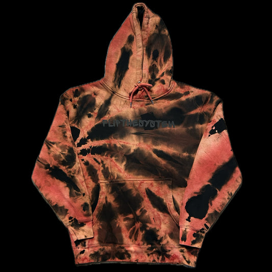 SUN RAYS Tie-Dye Hoodie (S)