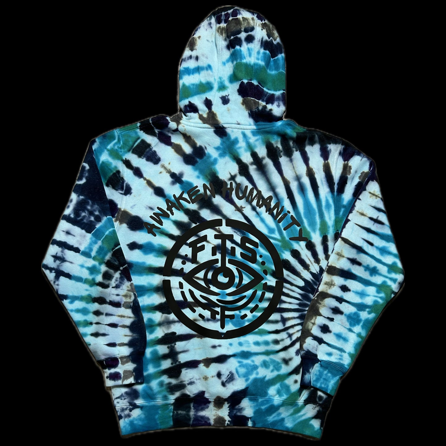 FTS AWAKEN HUMANITY Tie-Dye Hoodie (M)