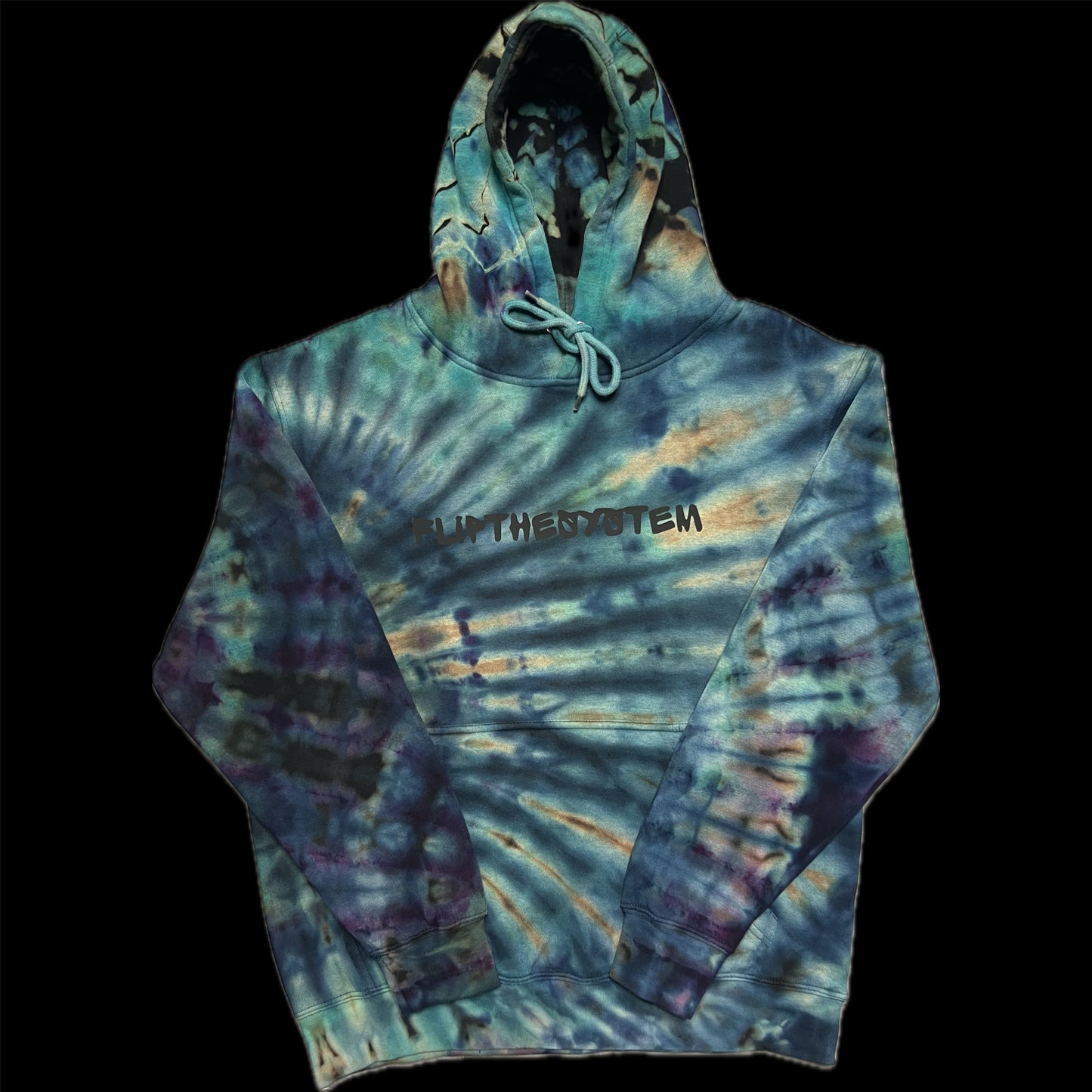 MARTIAN Tie-Dye Hoodie (M)